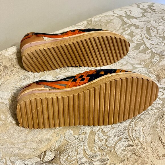 Maxx by Avalos Mexican Leather Huarache Sandals * Sz 7 * Multicolored * New - Picture 6 of 8